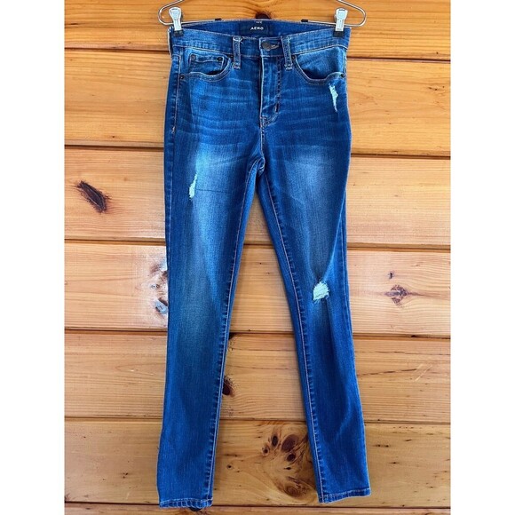 AERO High Rise Womens Jeans 0 - Picture 1 of 4
